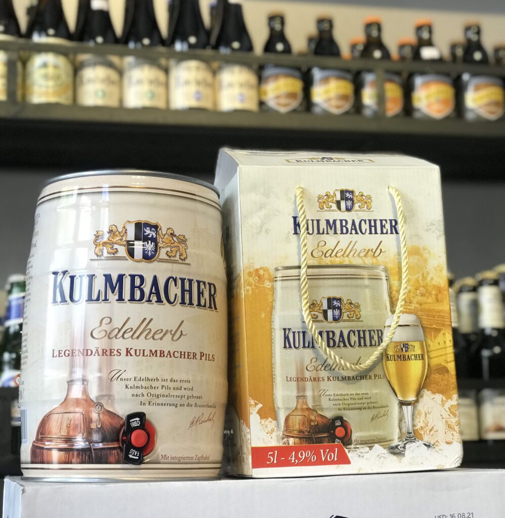 Bom bia Kulmbacher Edelherb 4.9% – Bom 5l - BIA NHẬP ĐÀ NẴNG