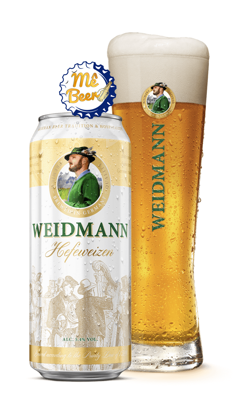 Bia Weidmann Hefeweizen 5,4 Thùng 24 Lon 500ml BIA NHẬP ĐÀ NẴNG
