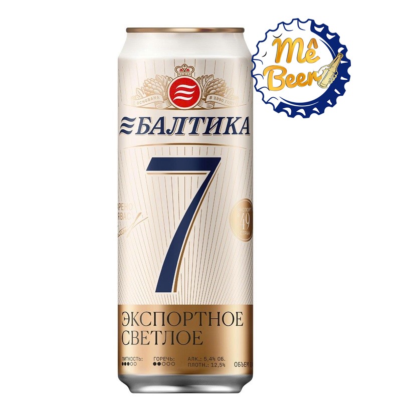 Bia Baltika số 7 5.4% - Thùng 24 Lon 450ml