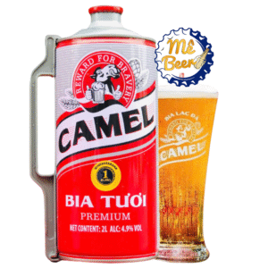 Bia tươi Camel Premium 4.5% - Xách 2 Bình 2 lít