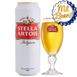 Bia Stella Artois 5% - Thùng 24 Lon 568ml