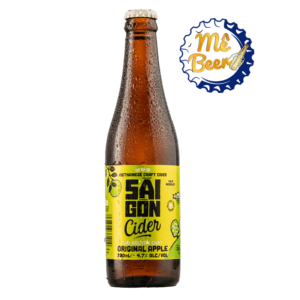 Sài Gòn Cider Táo nguyên chất 4.7% - Thùng 24 Chai 330ml