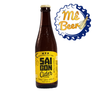 Sài Gòn Cider mix vị Táo & Gừng 4.7% - Thùng 24 Chai 330ml
