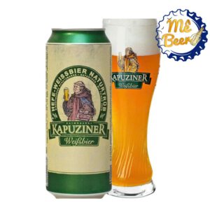 Bia Kapuziner Weissbier 5.4% - Thùng 24 Lon 500ml