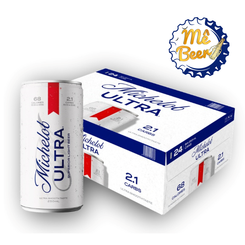 Bia Michelob Ultra 4.2% - Lon 250ml - Thùng 24 lon