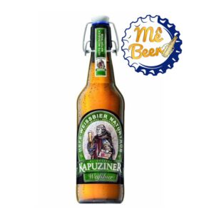 Bia Kapuziner Weissbier 5.4% – Thùng 24 Chai nắp bật 500ml
