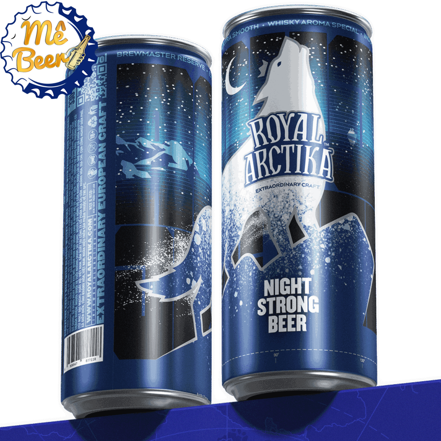 Bia Night Strong Beer 6.3% - Thùng 24 Lon 330ml