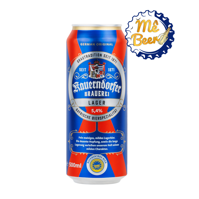 Bia Kauerndorfer Lager 5.4% – Thùng 24 Lon 500ml