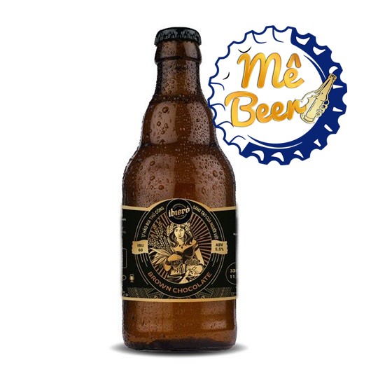 Bia Ibiero Brown Chocolate 5.5% - Thùng 12 Chai 330ml