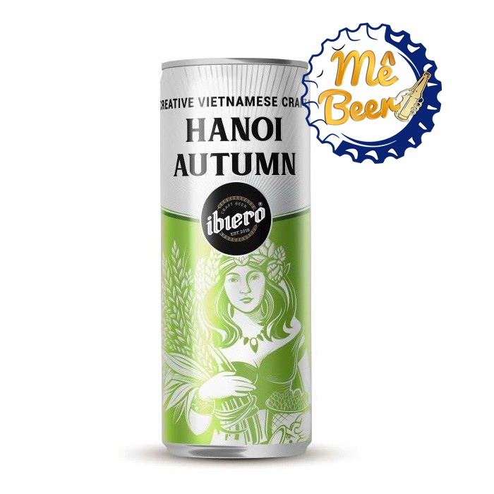 Bia Ibiero HaNoi Autumn 4.6% - Thùng 20 Lon 330ml