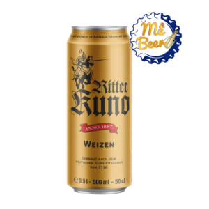 Bia Ritter Kuno Weizen 5.4% - Thùng 24 Lon 500ml